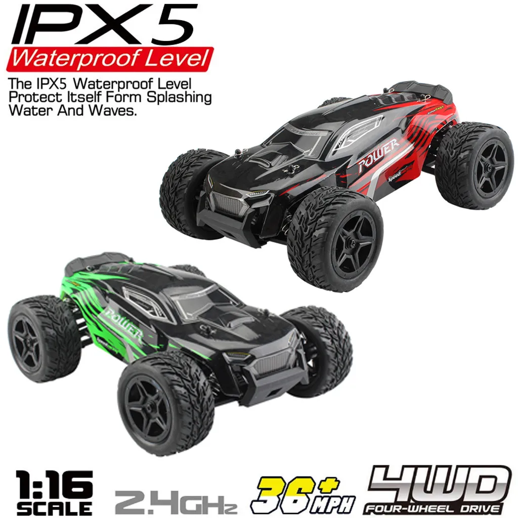 

RC Drift Car G172 1/16 2.4G 4WD 36km/h High-speed Off-road Bigfoot Truck RC Car RTR RC anti-vibration 2019 NEW arrival drop ship