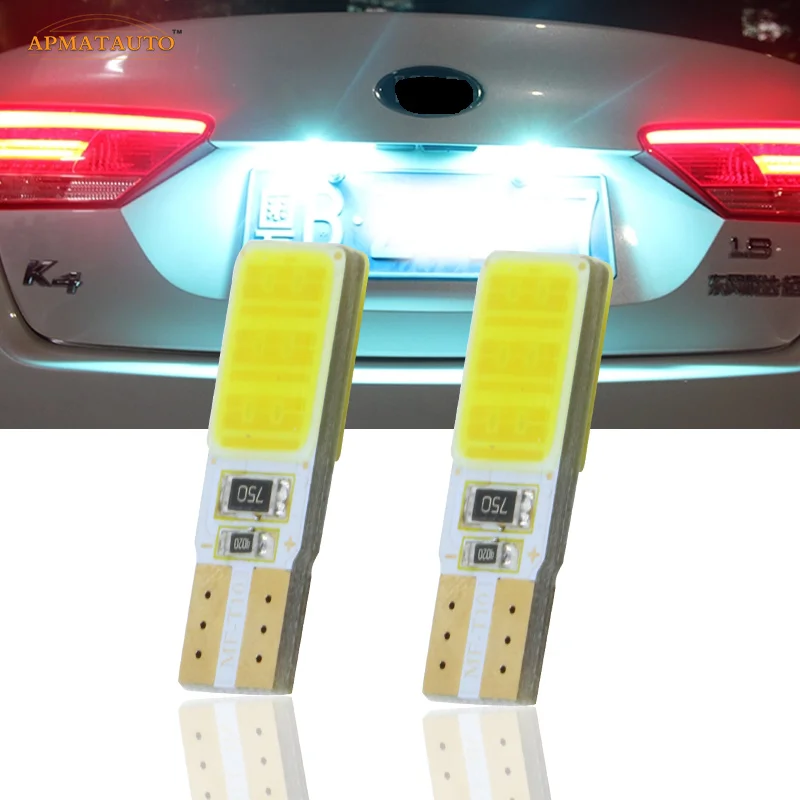 2 светодиодные лампы для номерного знака T10 W5W Kia K2 K3 K4 K5 Rio Forte Carens Carnival Sorento Borrego|t10