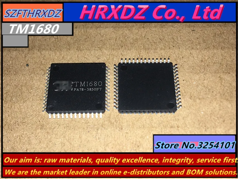 SZFTHRXDZ 100% Новый оригинальный 10 шт. TM1680 TM1681 TM1629 TM1726 TM1727 TM75823 QFP|Соединители| |