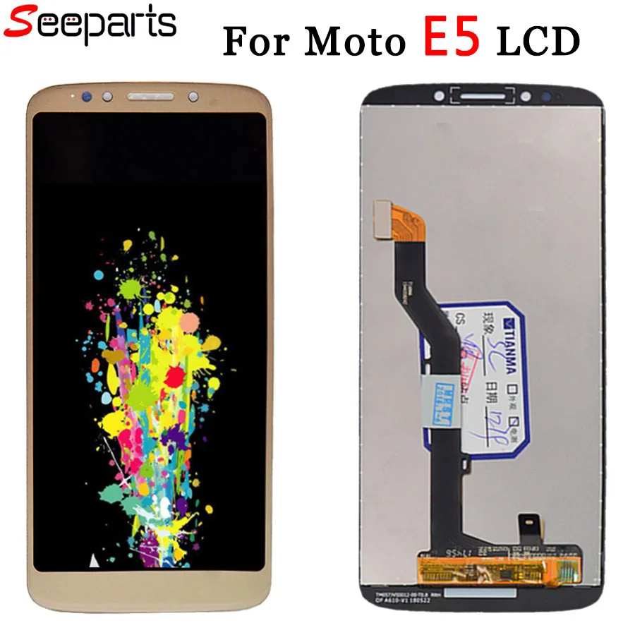 

5.7''100% Tested Good Quality For Motorola MOTO E5 LCD Screen Display With Touch Digitizer Assembly For Moto XT1922-4 LCD