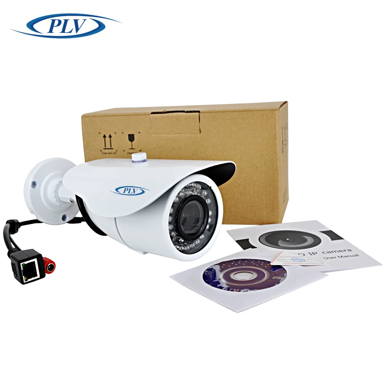 PLV 1080P IP Camera 2.0MP 2.8-12mm Zoom Vari-focal Lens free app for Android&iPhone CCTV Camera Waterproof Network Camera POE