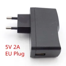 Зарядное устройство Micro USB, 5 В, 2 А, 2000 мА, настенное зарядное устройство переменного тока в постоянный ток, адаптер для зарядки, штепсельная вилка стандарта ЕС/США, адаптер питания для камеры видеонаблюдения, 100 В-240 В