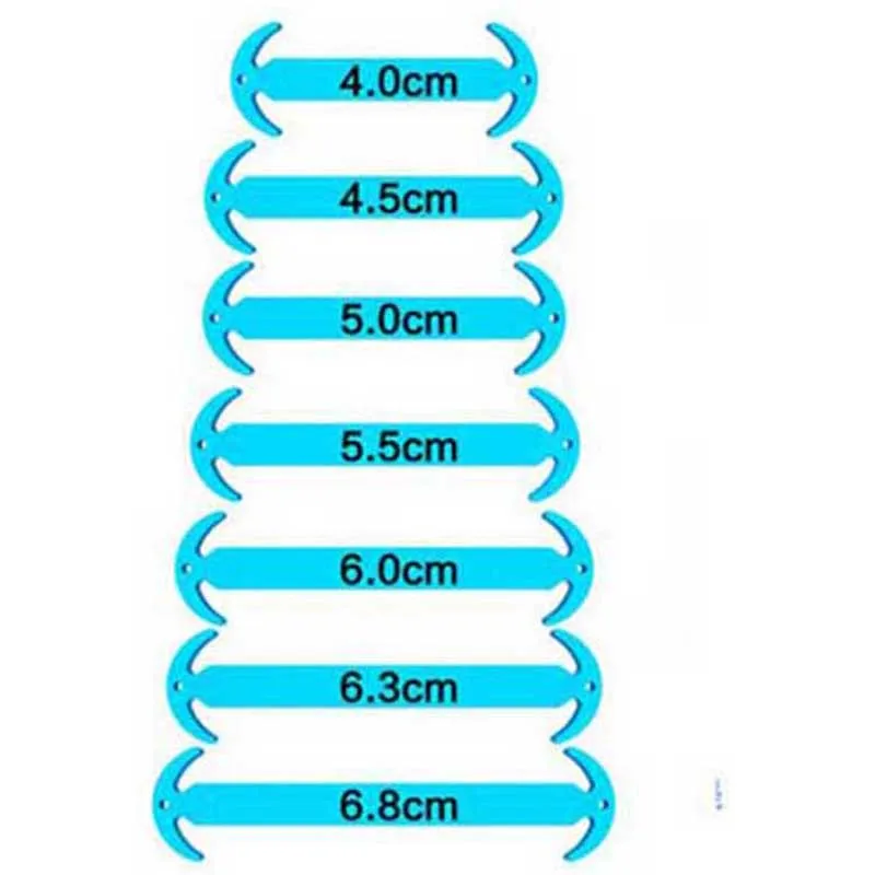 JUP 1-12 Sets(14Root/Set) Luminous Transparent Luminous Green Without Laces Unisex Elastic Silicone Laces For Men Women Sneakers