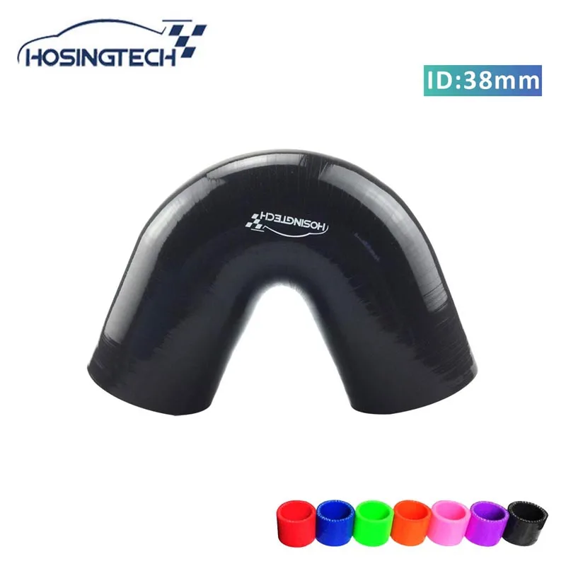 

HOSINGTECH- high quality 1.5" 38mm 3ply black 135degree silicone turbo intercooler connector