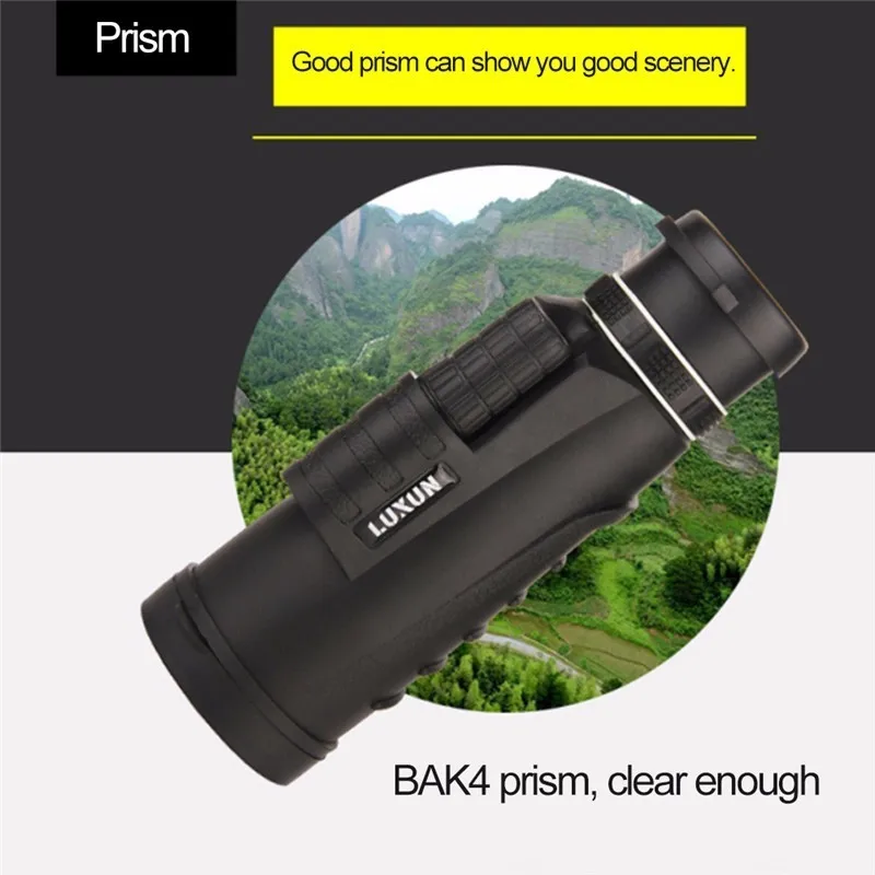 12X50 High-magnification High-definition Dual-focus Monocular Telescope Outdoor Sports Travel Hunting Telescope For Mobile Phone