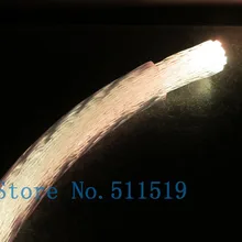 Высокое качество оптический фибе r84 пряди* 0,75 мм витая сторона свечение волоконно-оптический кабель, 14 мм диаметр для волоконно-оптического освещения