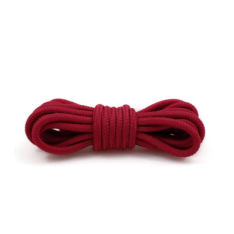 Red wine 1 пара ботинок martin полиэфирные шнурки для ботинок однотонные классические круглые шнурки повседневные спортивные ботинки обувь на шнуровке 90 см/120 см/150 см 21 цвет - Цвет: Red wine