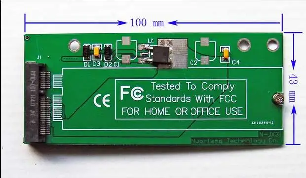 

NEW UX21 UX31 UX21E UX31E ux31a ux32a SSD Riser adapter card SSD XM11 xm11zzb5 SATA FULL TESTED NOCABLE