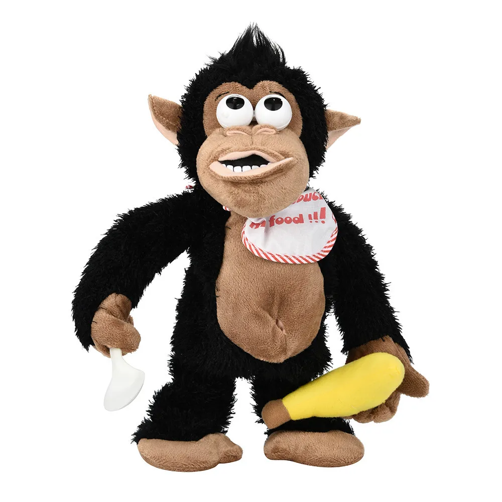 Novelty Funny Crying Monkey Electronic Stuffed Toy Tricky Doll For Kids &amp Adults Motion Sound Shouts Screams Drop Shipping | Игрушки и