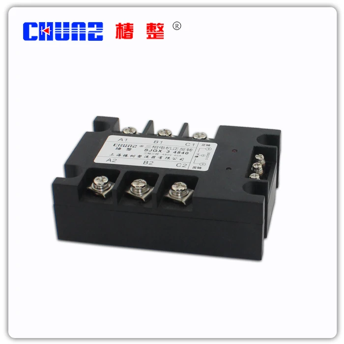 

[ZOB] RELAY Three phase motor positive inversion solid 40A SJGX-3