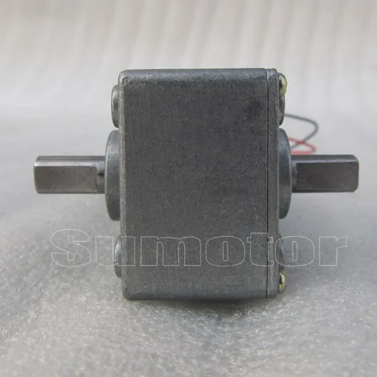 GW31ZY DC 12V 24v червячный мотор редуктор двойной вал высокий крутящий момент низкая