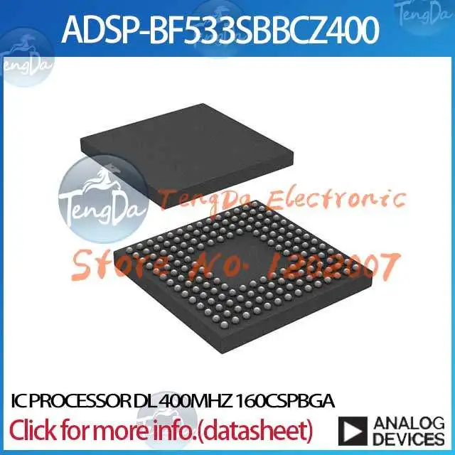 Бесплатная Доставка 1 Шт./лот ADSP-BF533SBBCZ400 IC ПРОЦЕССОР DL 400 МГЦ 160 CSPBGA 533 ADSP |