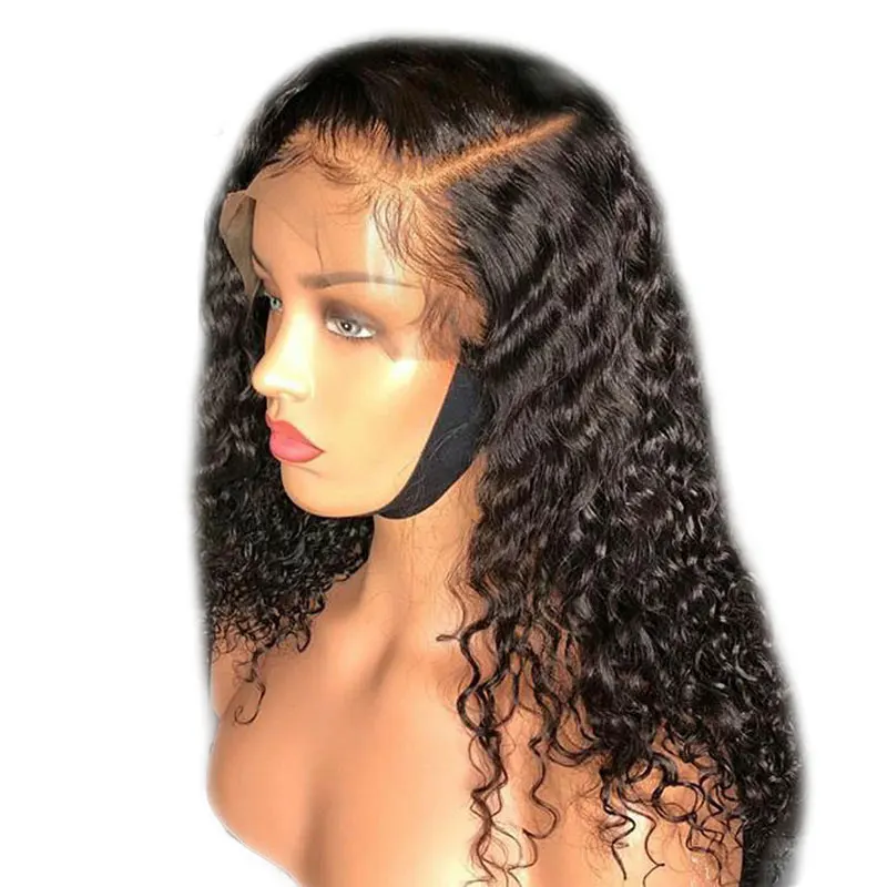 13x4 Short Pixie Cut Human Hair Wig Preplucked Summer Bob Curly