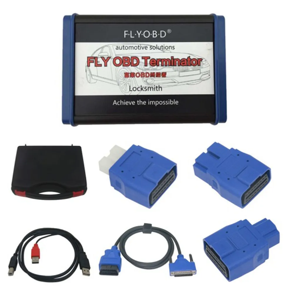 FLY OBD Terminator Full Version Include Immobilizer Odometer CBSReset Airbag Sync Program Get Free J2534 Softwares Update Online |