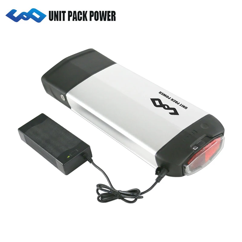 

UPP 36V 15Ah 500W E Bike Battery 36V Rear Rack Battery with Samsung/NCR Cells Bafang BBS01 Batteries