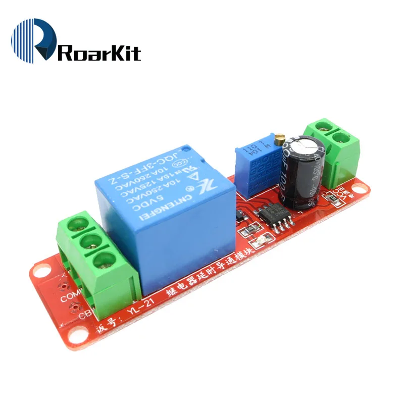 1 шт. NE555 таймер переключатель Регулируемый Модуль реле задержки времени модуль DC 5 В/12 В реле задержки щит