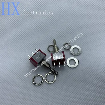 

Free shipping 5PCS MTS-123 3 Pin MTS-223 6 pin SPDT ON/OFF/ON 3 Position Momentary Toggle Switch Car Dash