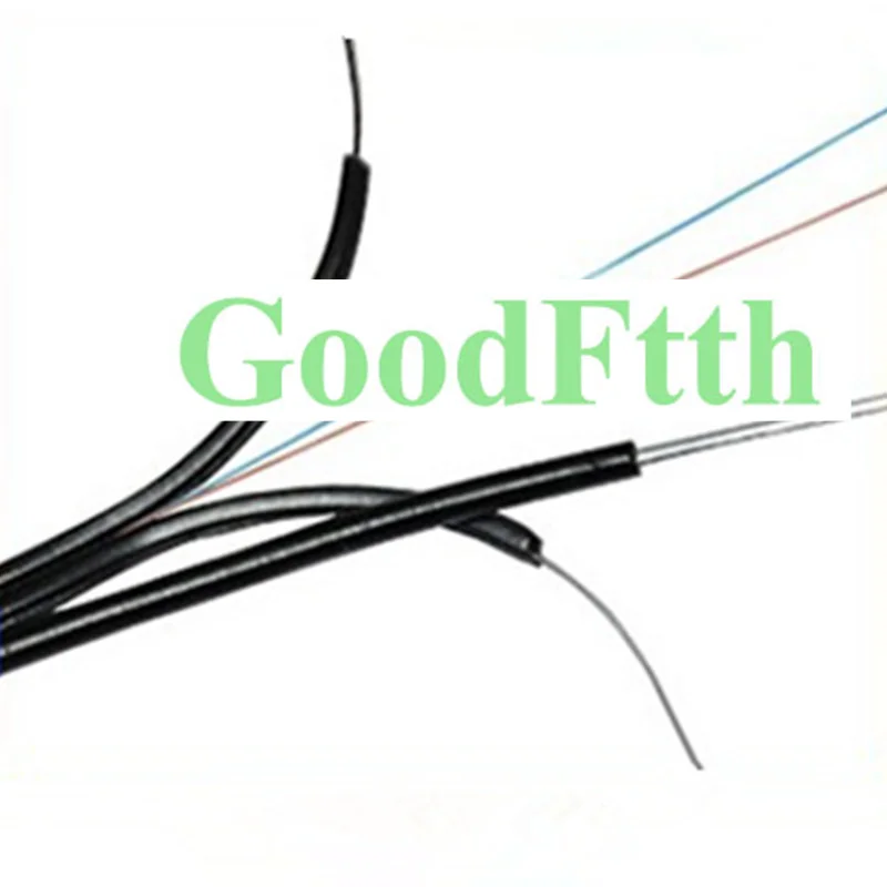 

Outdoor Self-supporting FTTH Drop Cable G657A2 2cores FRP Strength Black LSZH GoodFtth 1km