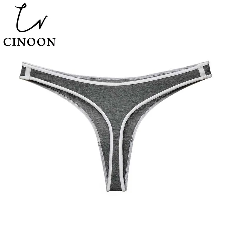 CINOON сексуальные женские трусики хлопковые трусы G стринги Femme String Calcinha Нижнее