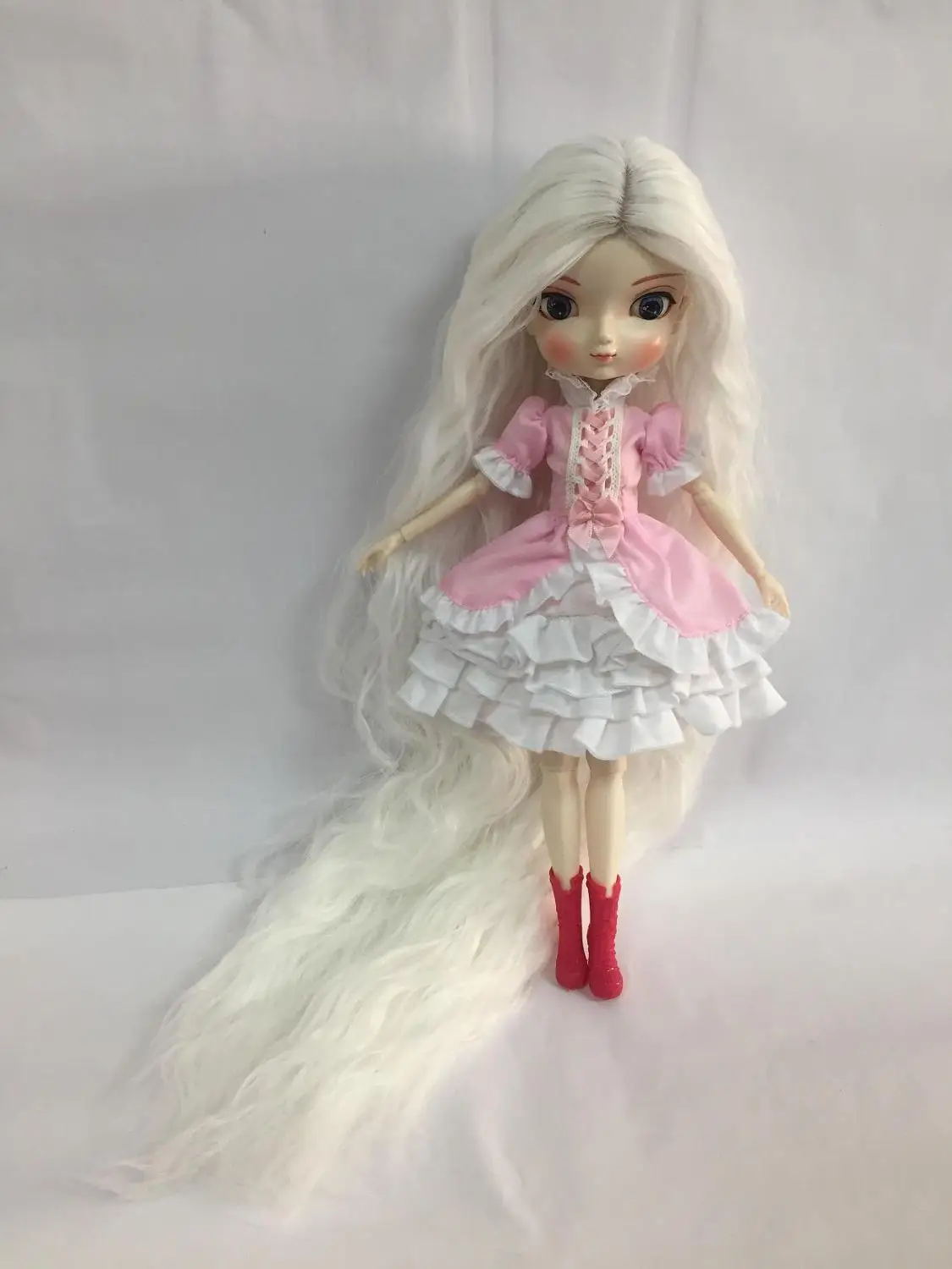 BB девушка кукла парик подходит для 40 см BJD кукла, BB девушка кукла 20170613 - Цвет: 7