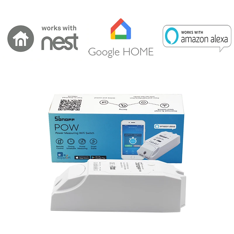 Itead Sonoff Pow Wireless WiFi Switch ON/Off 16A 3500 With