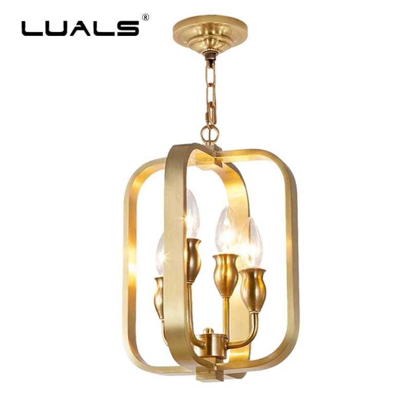 Us 435 24 22 Off American Luxurious Pure Copper Pendant Lamp Art Deco Lights High End Villa Hanging Lamps Indoor Led Lighting In Us 435 24 22 Off American Luxurious Pure Copper Pendant Lamp Art Deco Lights High End Villa Hanging Lamps Indoor Led Lighting In