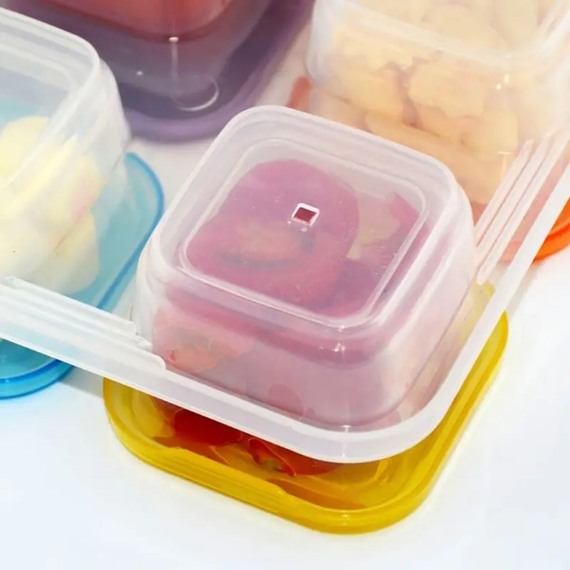 Детский контейнер для еды, маленькая коробка для хранения, добавка для закусок, портативная, независимая