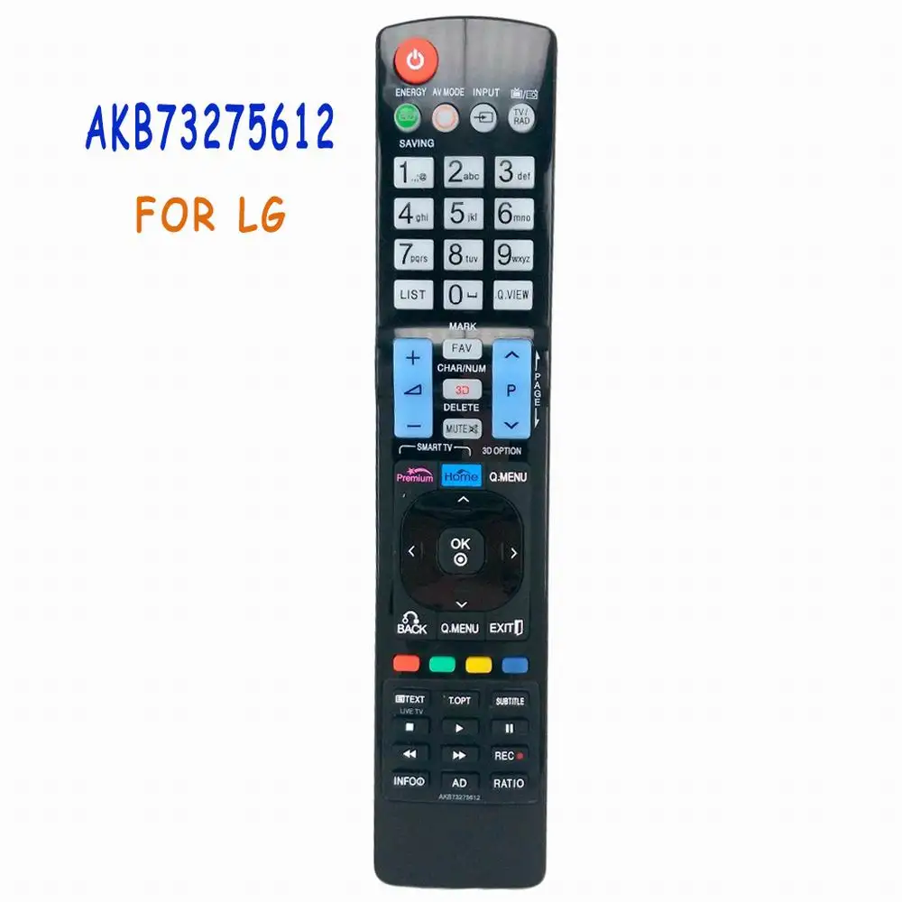Новый универсальный пульт дистанционного управления AKB73275612 подходит для LG TV Smart 3D