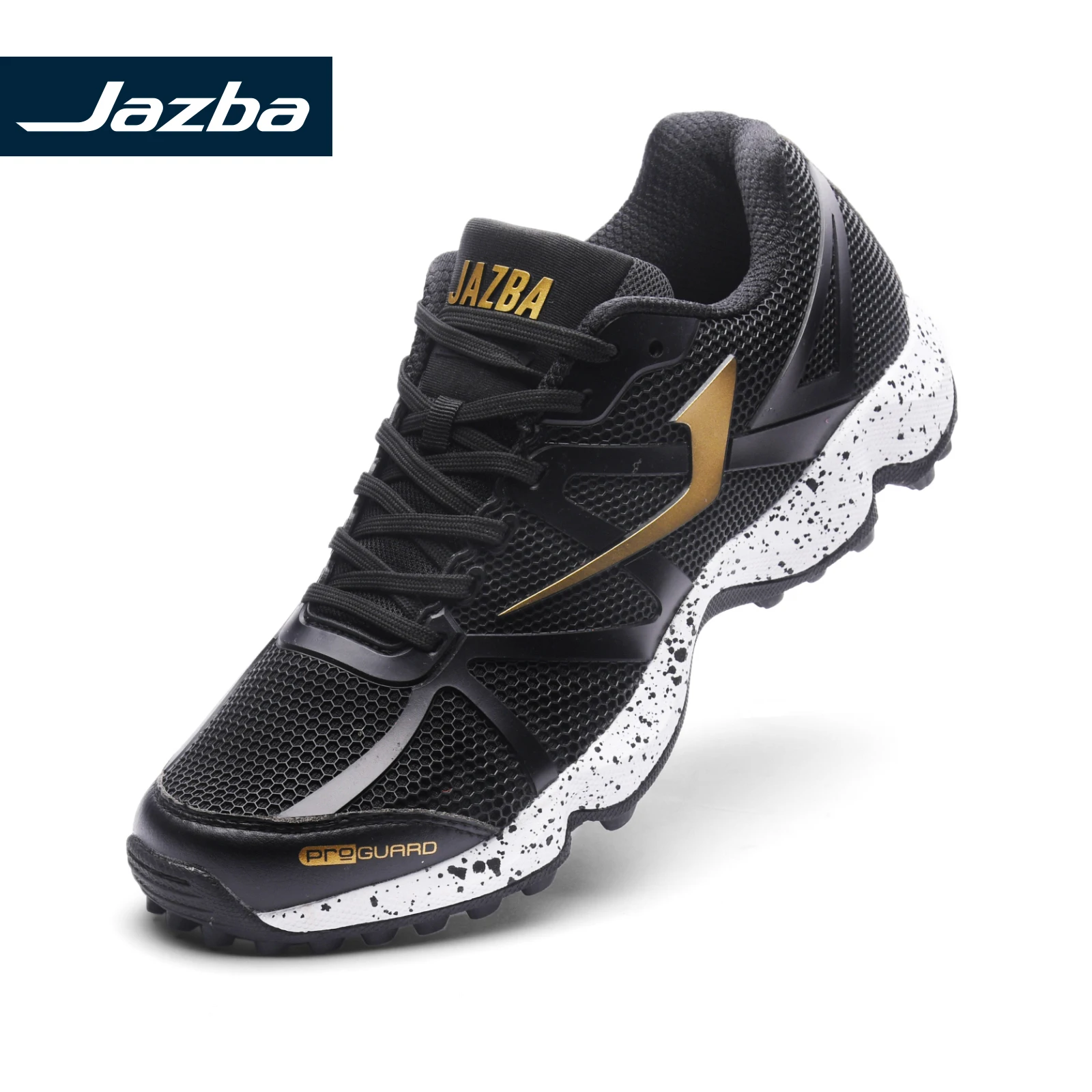 JAZBA افعي 2.1 الرجال الهوكي الأحذية المهنية هوكي أحذية تدريب المطاط المرابط الأحذية أسود حذاء الرياضة في الهواء الطلق