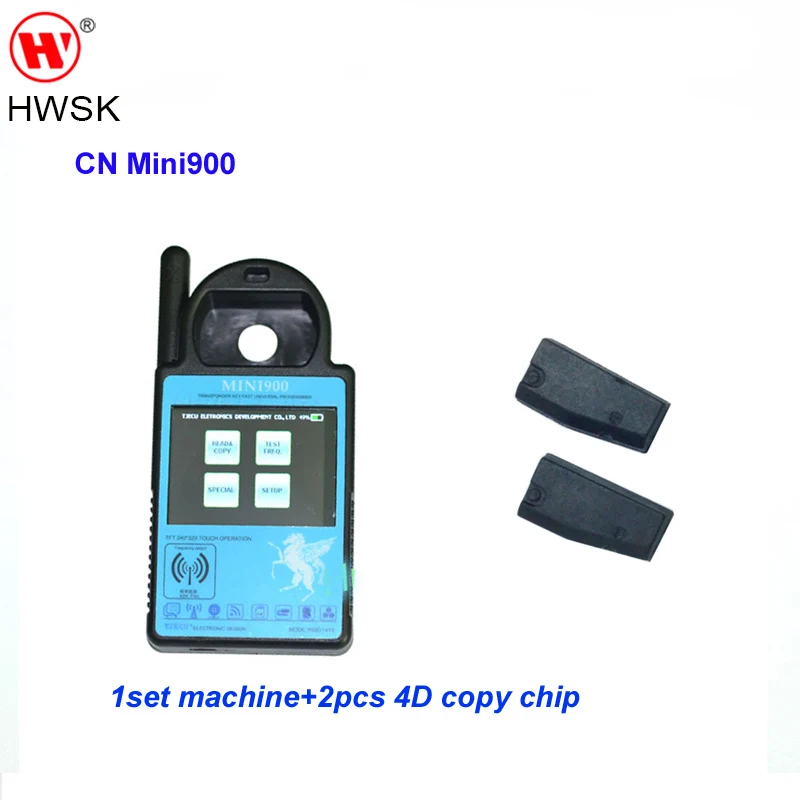CN MINI900 транспондер ключ программист 4C/4D чип копировальная машина CN1 CN2 cloner 72G