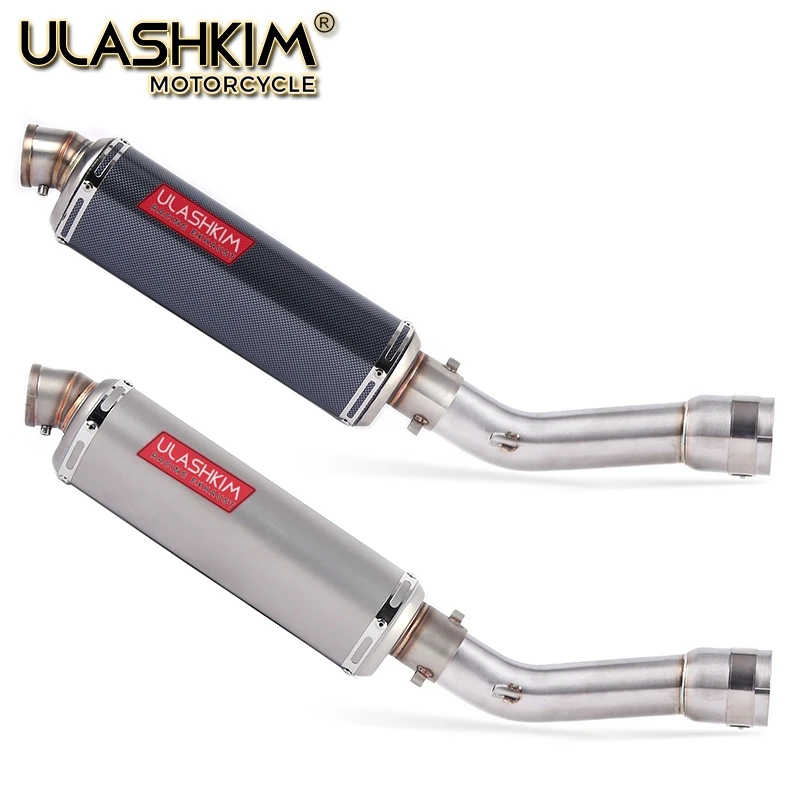 

Motorcycle Full System Exhaust Escape Muffler Middle Connect Link Pipe Slip On For YAMAHA FZ1 FZ1N FZ1000 2005 to 2016 DB-KILLER