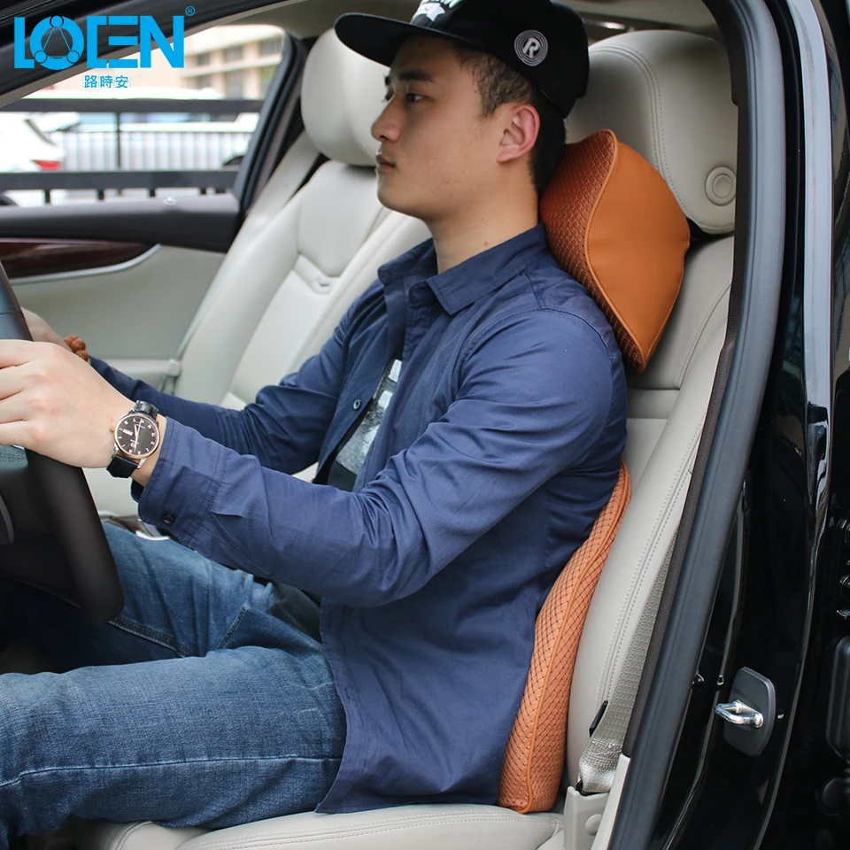 Summer Breathable Space Memory Foam Car Lumbar Support Pillow Auto Neck