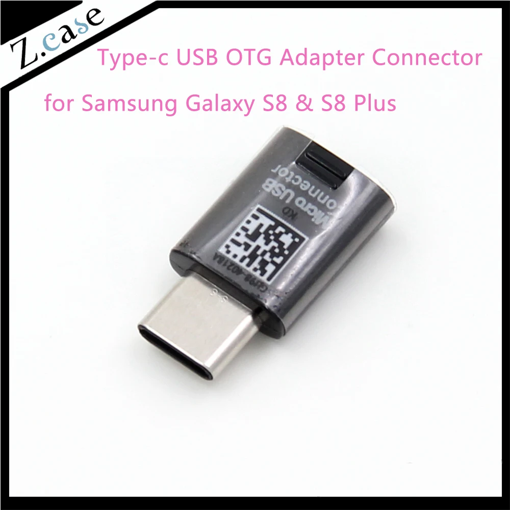 2pcs s8 Brand new Genuine OEM Type C Micro USB OTG Adapter Connector