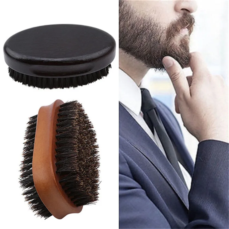 1 шт распродажа, для лица массаж усы чистой расческой инструмент для бороды Для мужчин двусторонняя щетка из голландсокого дерева салон для