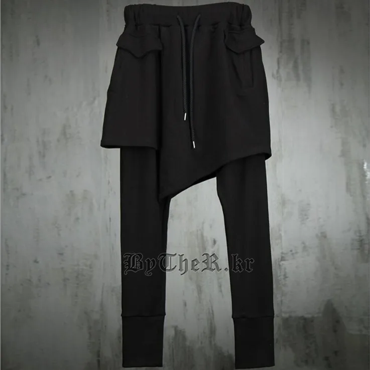 Горячее предложение! Распродажа! весенние и осенние шаровары мужские корейские уличные повседневные брюки саруэл модная юбка M L XL