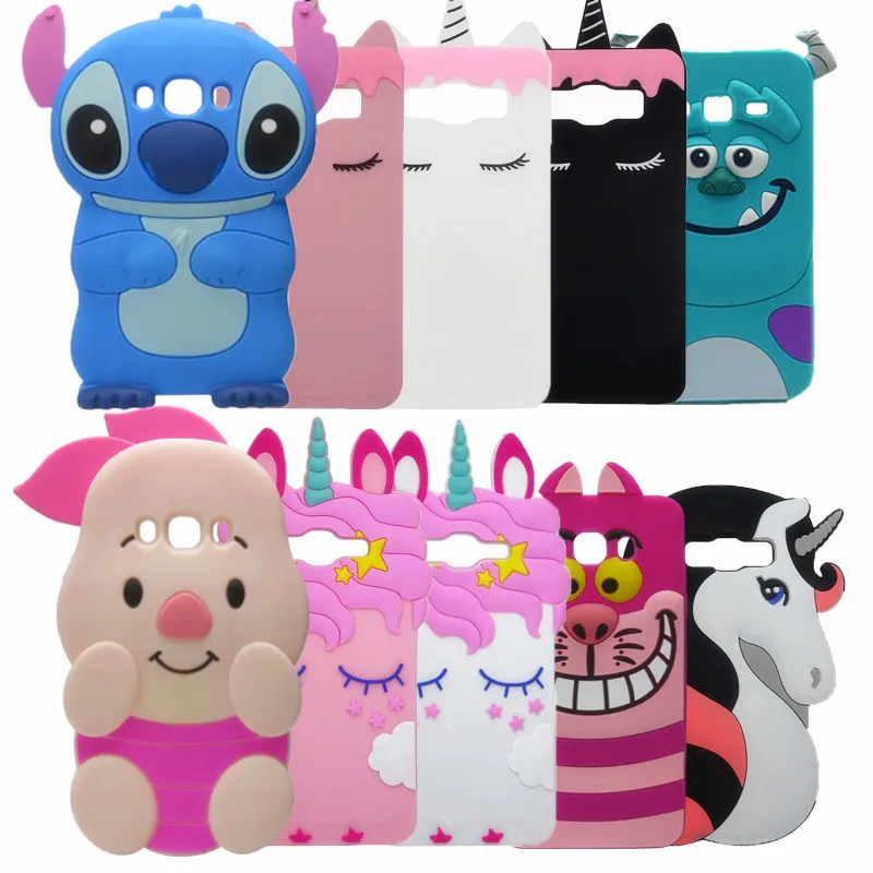 

Phone Case For Samsung Galaxy Grand Prime G530 G531F 3D Cartoon Minnie Stitch silicone phone Back Cover Grand Prime Plus Cases