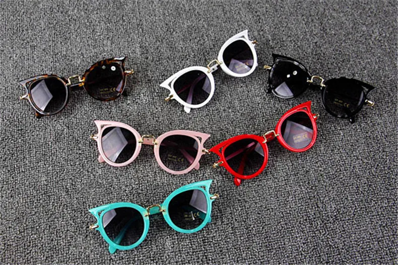 Beautyeye 2018 Kids Sunglasses Girls Brand Cat Eye Children Glasses Boys UV400 Lens Baby Sun glasses Cute Eyewear Shades Goggles