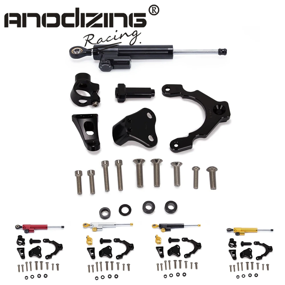 Motorcycle CNC Steering Damper Stabilizerlinear Reversed Safety Control