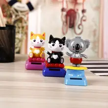 Автомобильные аксессуары, Солнечная качающаяся голова, Lucky Cat, инновационное украшение автомобиля, мультяшная кукла, украшение для интерьера, подарок на Хэллоуин