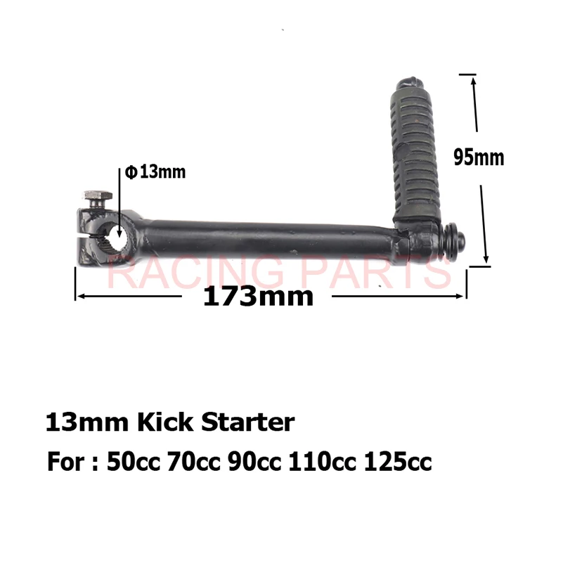 

Motorcycle 13mm Kick Starter For Chinese 50cc 70cc 90cc 110cc 125cc Chinhese Pit Dirt Motor Bikes Engine