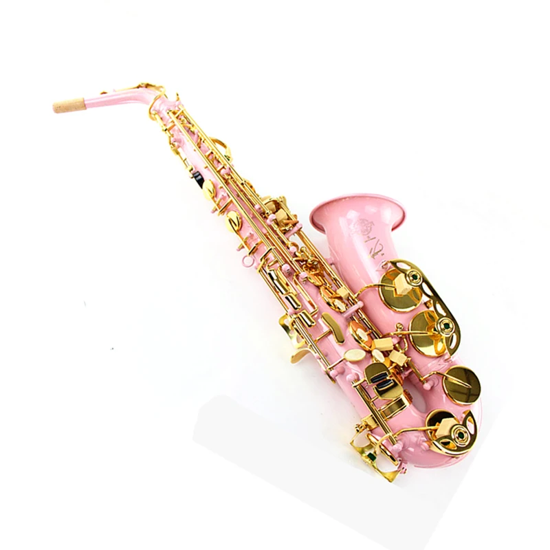 

Pink Alto Sax Eb saxophone Western Instruments saxofone Wind Instrument Saxophone Alto Professional Musical Instrument Sax