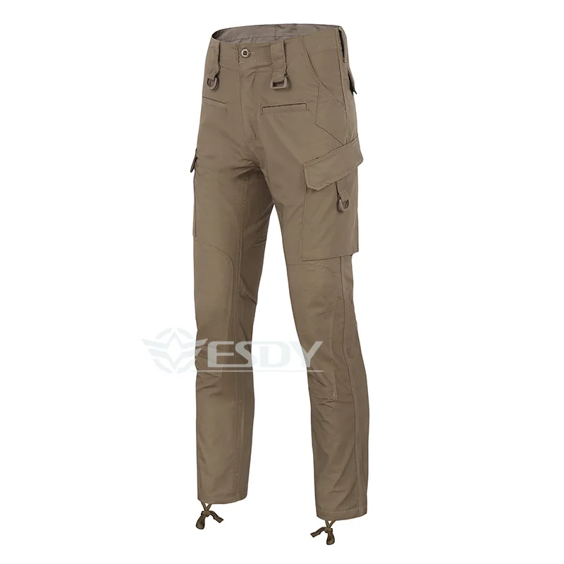 Ropa de entrenamiento táctico resistente al agua Multi bolsillo pantalones al aire libre escalada Trekking secado rápido transpirable pantalones largos Ropa de entrenamiento táctico resistente al agua Multi bolsillo pantalones al aire libre escalada Trekking secado rápido transpirable pantalones largos