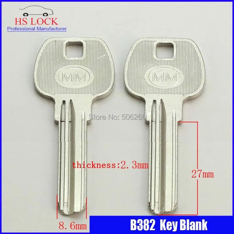 Llave de puerta de casa B382, suministros de cerrajero, llaves en