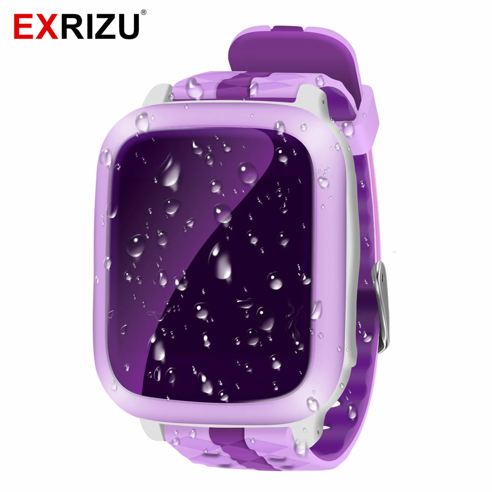 

EXRIZU DS18 Kids Baby Children Monitor Smart Watch Safe Phone GPS+LBS+GPRS+SOS Call Locator Tracker Anti lost 2G GSM SIM Card