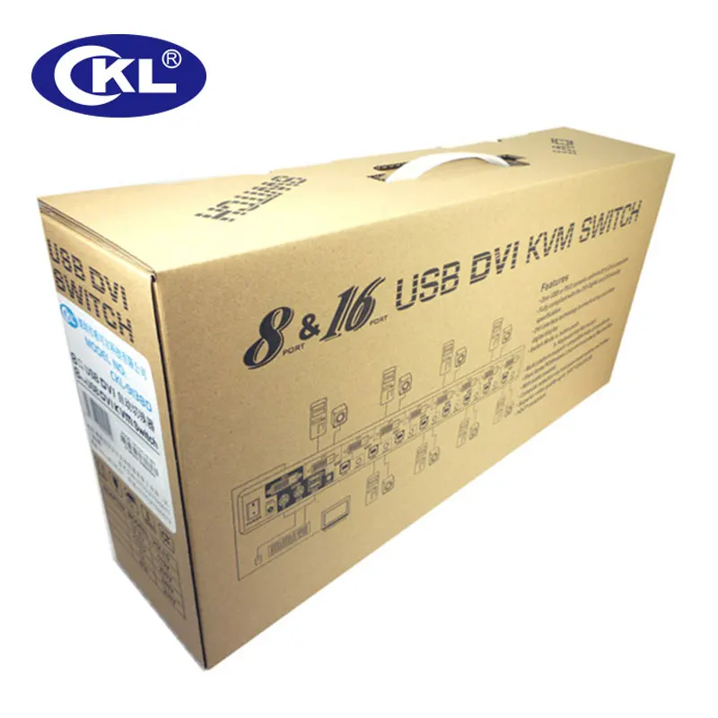 Коммутатор CKL с 8 портами USB PS/2 DVI KVM поддержка портов аудио автоматическое