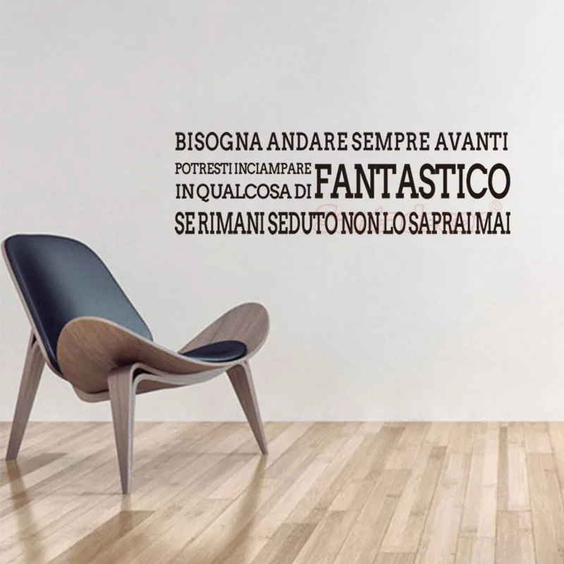 

Stickers Quote Qualcosa-di-Fantastico Vinyl Mural Art Decals for Living Room Home Decor Poster House Decoration Wallpaper