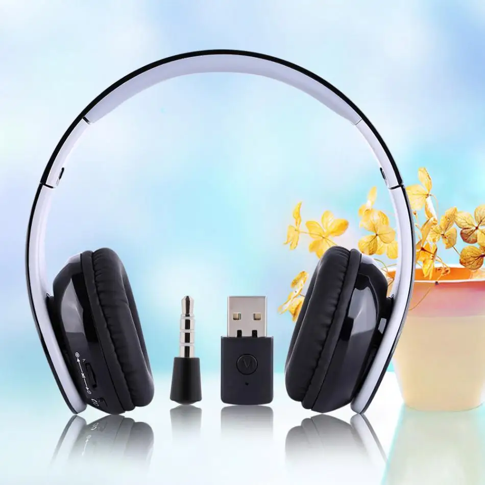 

Foldable Bluetooth4.1 Wireless Gaming Headset Headphone Hifi Stereo Earphone for PS4