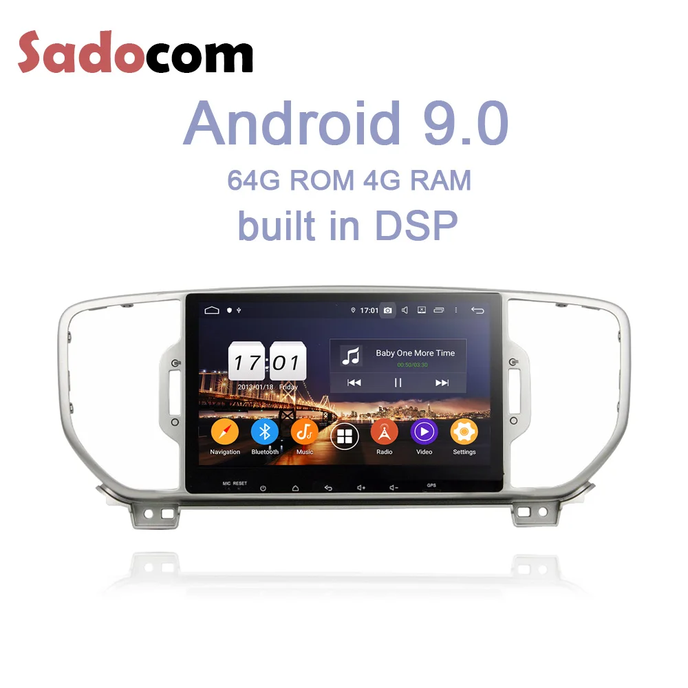 DSP 9 &quotTDA7851 2 din Android 0 8 ядерный 4 Гб + 64 Bluetooth gps карта Автомобильный мультимедийный