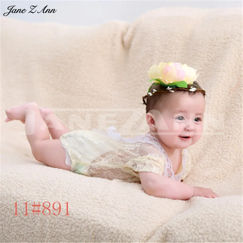 Jane Z Ann Accesorios Fotografia Bebe 1 Year Children Infant Photography Clothing Hat Headband Clothes Studio Shooting Outfits Hats Caps Aliexpress