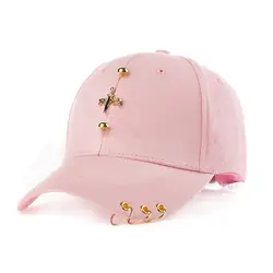 2018 Для женщин Бейсбол с кольцом Кепки капюшон шляпа солнца Gorras летняя шляпа Snapback шляпа крест Трициклические